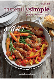 Tastefully Simple Fall Winter 2018 catalog products