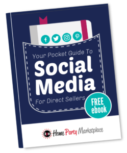 social media pocket guide for direct sellers sales mlm pink green